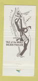 Matchbook Cover - Tale of the Whale Seafood Balboa CA WEAR 30 Strike