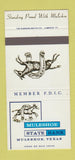 Matchbook Cover - Muleshoe State Bank Muleshoe TX 30 Strike
