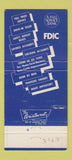 Matchbook Cover - Ramsey National Bank Trust Devils Lake ND 30 Strike