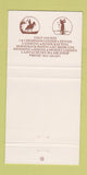 Matchbook Cover - Badlands Hotel Terlingua TX Calvary Post 30 Strike