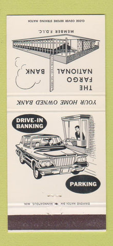 Matchbook Cover - Fargo National Bank ND 30 Strike
