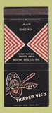 Matchbook Cover - Trader Vic's Tiki Statler Hilton Boston MA 30 Strike