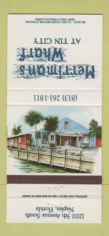 Matchbook Cover - Merriman's Wharf Tin City Naples FL 30 Strike