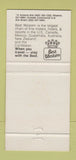 Matchbook Cover - Best Western Ship Ashore Smith River CA 30 Strike