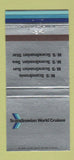 Matchbook Cover - Scandinavian World Cruises 30 Strike