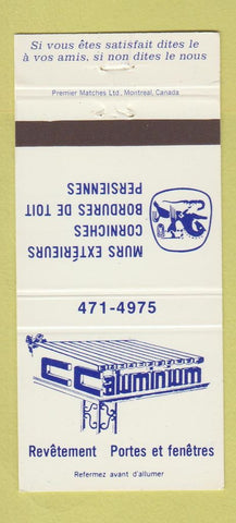 Matchbook Cover - CC Aluminum QC 30 Strike