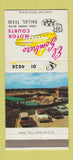 Matchbook Cover - El Sombrero Motor Court Dallas TX 30 Strike