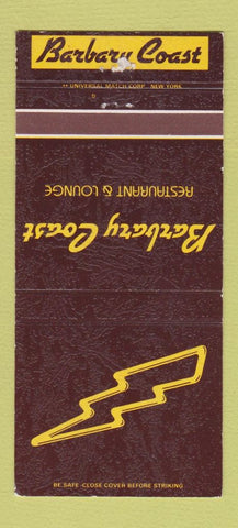 Matchbook Cover - Barbary Coast Restaurant Holiday Inn Plainview NY 30 Strike