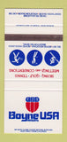 Matchbook Cover - Boyne Resorts Brighton UT MI Skiing SAMPLE 30 Strike