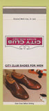 Matchbook Cover - City Club Shoes Men's SAMPLE 30 Strike