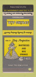 Matchbook Cover - Spring Air Mattresses Birmingham AL girlie SAMPLE 30 Strike