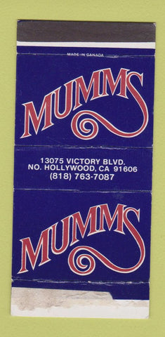 Matchbox - Mumms North Hollywood CA WEAR