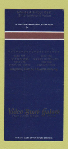 Matchbook Cover - Video Store Galor Movies VHS SAMPLE 30 Strike