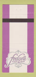 Matchbook Cover - Fedora Cafe Bar Kansas City MO 30 Strike