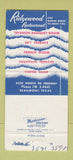 Matchbook Cover - Ridgewood Restaurant Beaumont TX 30 Strike