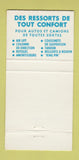 Matchbook Cover - Alphonse Blondeau Ressorts QC 30 Strike