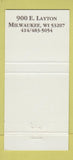 Matchbook Cover - Packing House Restaurant Milwaukee WI 30 Strike