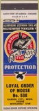 Matchbook Cover - Matchbook Cover Moose Lodge Garden City MI