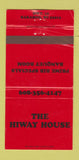Matchbook Cover - The Hiway House Baraboo WI WEAR 30 Strike