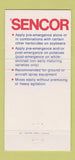 Matchbook Cover - Sencor Grass Weed Control Kansas City MO 30 Strike