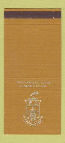 Matchbook Cover - The Kansas City Club Kansas City MO 30 Strike