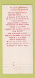 Matchbook Cover - The Prom Motor Hotel Kansas City MO Eddy's 30 Strike