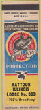 Matchbook Cover - Matchbook Cover Moose Lodge Mattoon IL