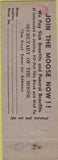 Matchbook Cover - Matchbook Cover Moose Lodge Mattoon IL