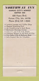 Matchbook Cover - Northway Inn Kansas City MO 30 Strike