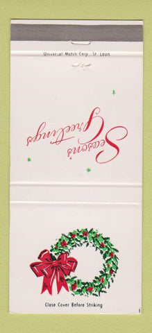 Matchbook Cover Hotels Newark Elizabeth Plainfield NJ Knott Christmas 30 Strike