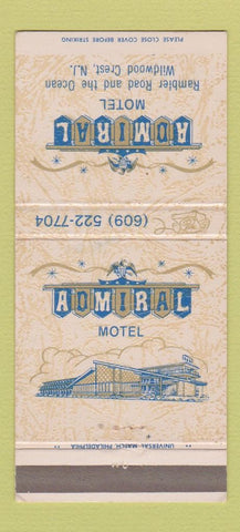 Matchbook Cover - Amdiral Motel Wildwood Crest NJ 30 Strike