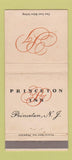Matchbook Cover - Princeton Inn NJ WEAR 30 Strike