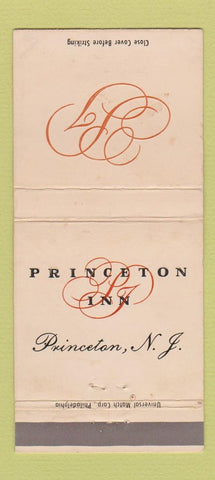 Matchbook Cover - Princeton Inn NJ WEAR 30 Strike