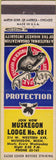 Matchbook Cover - Matchbook Cover Moose Lodge Muskegon MI