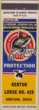 Matchbook Cover - Matchbook Cover Moose Lodge Kenton OH