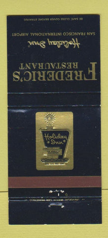 Matchbook Cover - Holiday Inn Frederic's Restaurant San Francisco CA 30 Strike