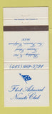 Matchbook Cover - Fleet Admiral Nimitz Club San Francisco CA 30 Strike