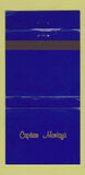 Matchbook Cover - Captain Montoya IMPRINT 30 Strike