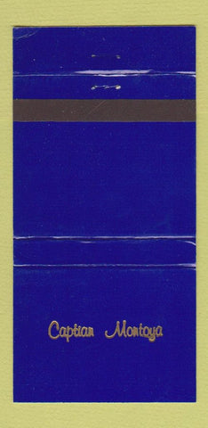 Matchbook Cover - Captain Montoya IMPRINT 30 Strike