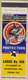 Matchbook Cover - Matchbook Cover Moose Lodge Watertown WI