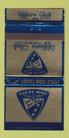 Matchbook Cover - NAS Point Mugu CA Officers' Club WEAR 30 Strike