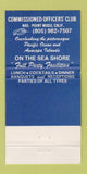 Matchbook Cover - NAS Point Mugu CA Officers' Club WEAR 30 Strike