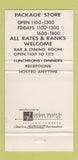 Matchbook Cover - Officers Club Naval Supply Center Oakland CA WEAR 30 Strike