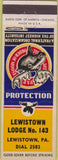 Matchbook Cover - Matchbook Cover Moose Lodge Lewistown PA