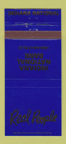 Matchbook Cover - Indiana National Bank Indianapolis IN 30 Strike
