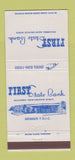 Matchbook Cover - First State Bank Socorro NM 30 Strike