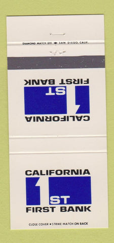 Matchbook Cover - California First Bank 30 Strike