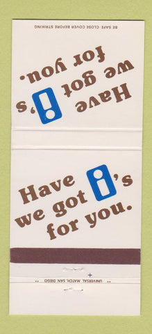 Matchbook Cover - Imperial Savings Bank 30 Strike