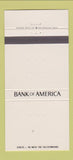 Matchbook Cover - Bank of America 30 Strike