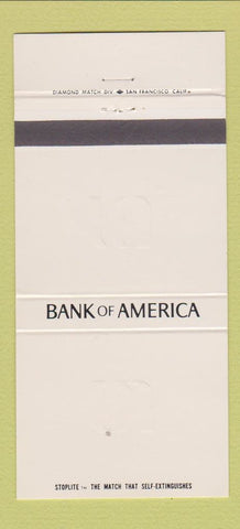 Matchbook Cover - Bank of America 30 Strike